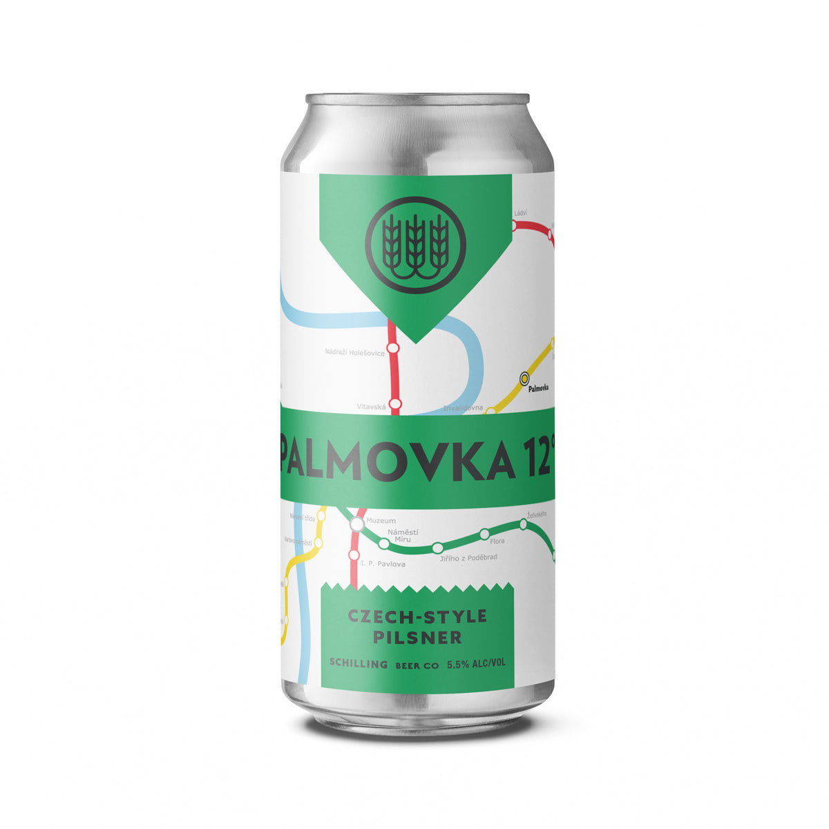 Palmovka 12° - Czech-style Pilsner - 5.5% ABV